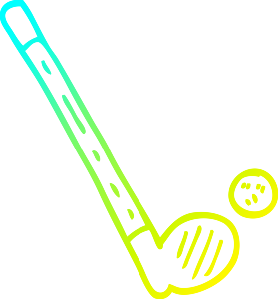 Bir insan tarafından çizilmiş bir golf sopası çizimi.