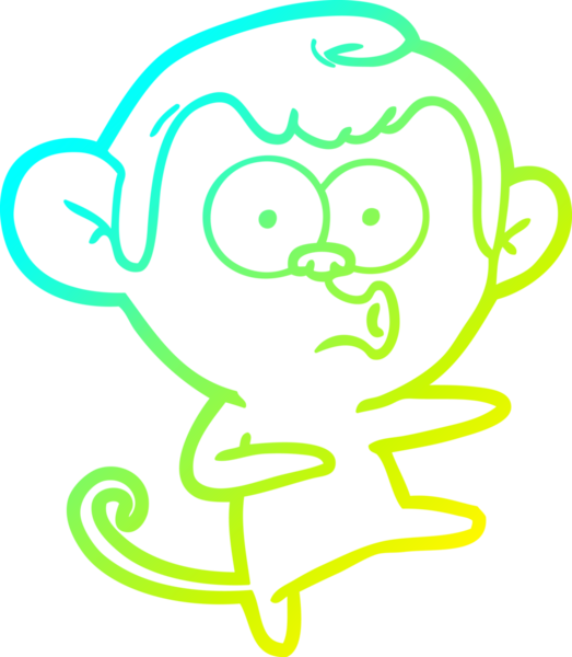 Bir insan tarafından çizilmiş çizgi film karakteri.