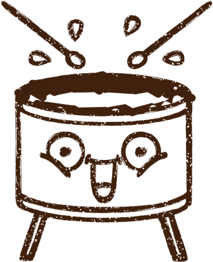 Bir insan tarafından çizilen Davul Kömürü Çizimi