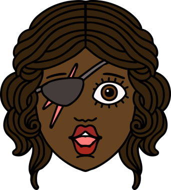 Retro Dövme Tarzı Bir İnsan Tarzı Düzenbaz Karakteri