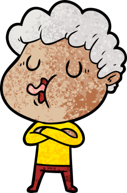 Bir insan tarafından çizilmiş çizgi film şarkıcısı.