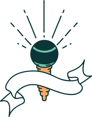 Bir insan tarafından çizilmiş dövmeli mikrofon.