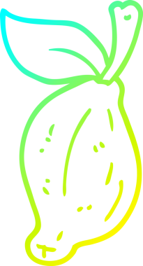 Bir insan tarafından çizilmiş organik limon karikatürü.