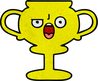 Bir insan tarafından çizilmiş eski grunge desenli bir kupa.