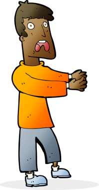 Bir insan tarafından çizilmiş karikatür.