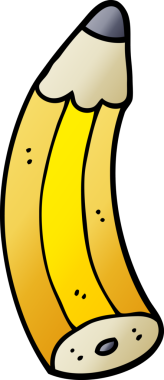 bir insan tarafından çizilmiş vektör gradyan çizim karikatürü