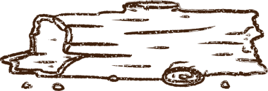 Oyuk Kütük Kömürü Bir insan tarafından çizilmiş