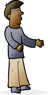 Bir insan tarafından çizilmiş garip bir adam.