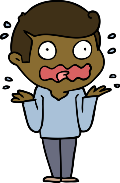 Çizgi filmdeki adam bir insan tarafından çizilmiş.