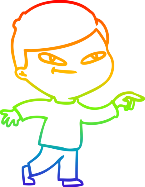 gökkuşağı gradyan çizimi bir insan tarafından çizilmiş bir çizgi adam