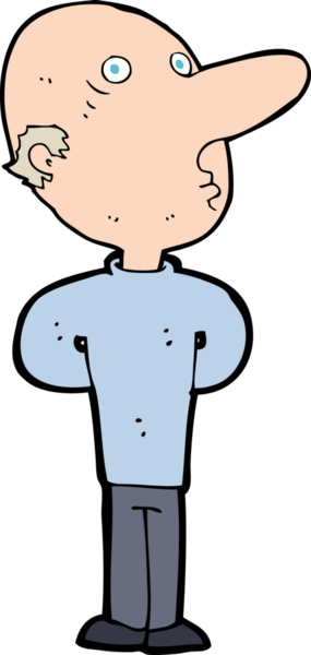 Bir insan tarafından çizilmiş keltoş bir adam.