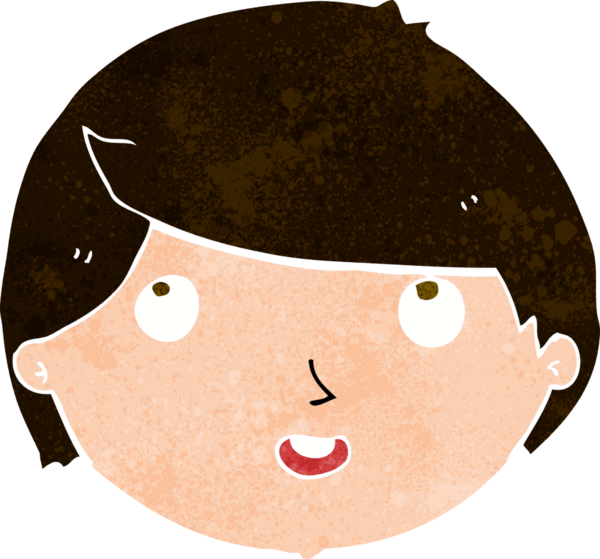 Bir insan tarafından çizilmiş mutlu bir yüz.