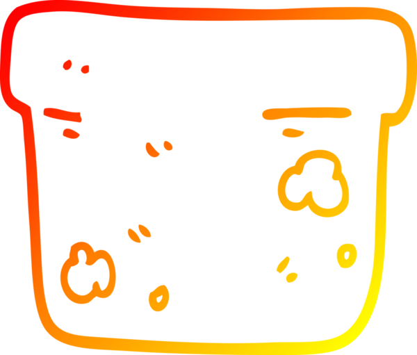 Bir insan tarafından çizilen karikatür bitkisinin sıcak çizgi çizimi