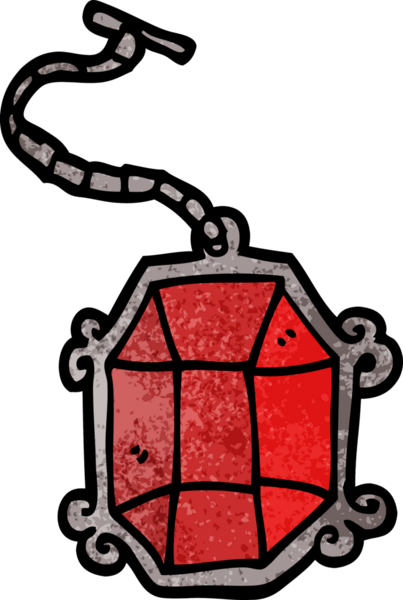 Bir insan tarafından çizilmiş karalama yakut kolye.