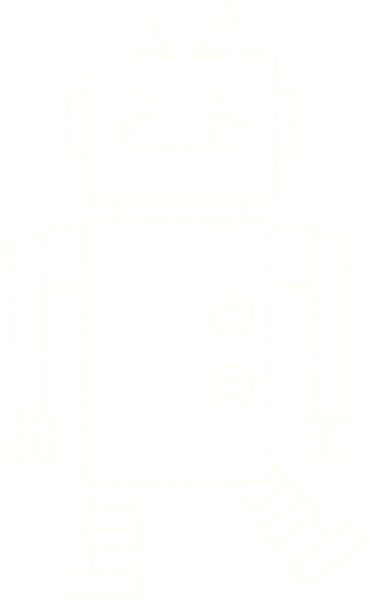 Bir insan tarafından çizilen Çılgın Robot Tebeşiri