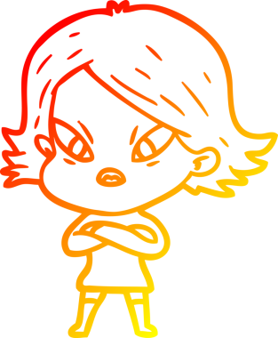 Bir çizgi film karakteri, bir insan tarafından çizilmiş...