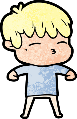 Bir insan tarafından çizilmiş, hayal kırıklığına uğramış bir adam.