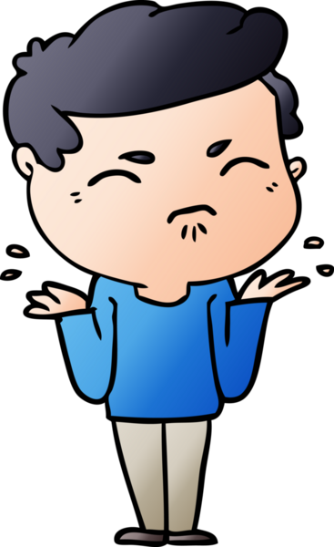 Bir insan tarafından çizilmiş rahatsız bir adam.