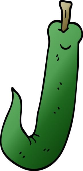 Bir insan tarafından çizilmiş kırmızı biber karalaması.