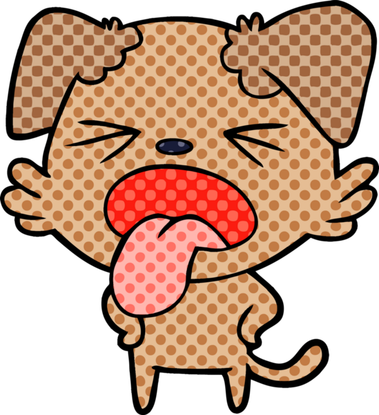 Bir insan tarafından çizilmiş iğrenç bir çizgi film.