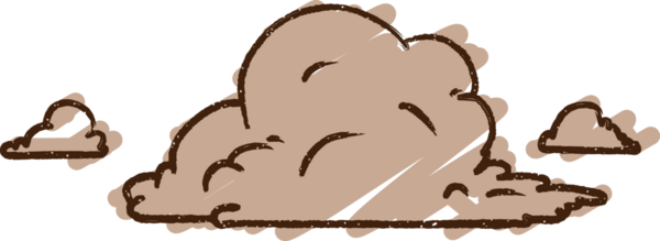 Bir insan tarafından çizilen Fırtına Bulutu Tebeşiri