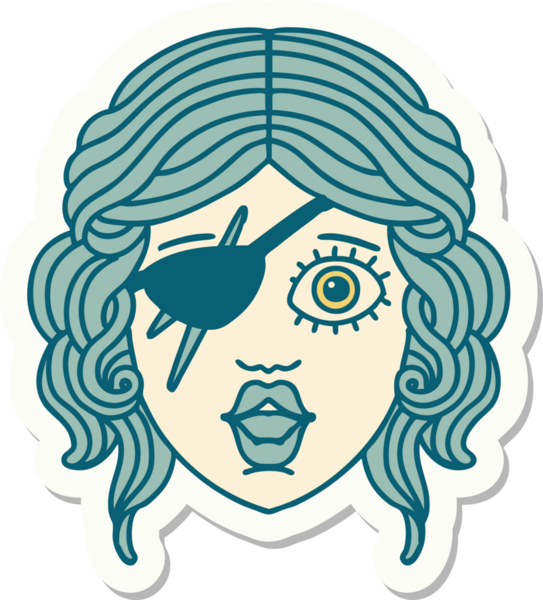 Bir insan tarafından çizilmiş düzenbaz bir karakterin çıkartması.