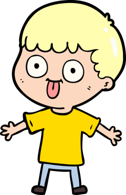 Bir insan tarafından çizilmiş çizgi film adamı.