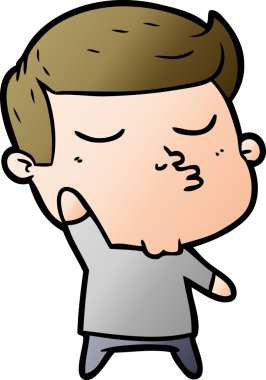 Bir insan tarafından çizilmiş karikatür mankeni adam.