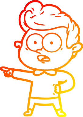 İnsan tarafından çizilmiş bir çizgi film karakteri.