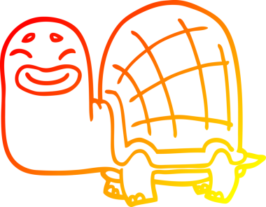 Bir insan tarafından çizilmiş sivri dikenli kirpinin sıcak çizgi çizimi