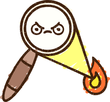 Bir insan tarafından çizilen Büyüteç Tebeşir Çizimi