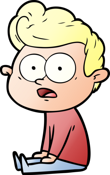 Bir insan tarafından çizilmiş çizgi film bakışlı adam.