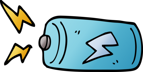 Bir insan tarafından çizilmiş karalama bataryası.