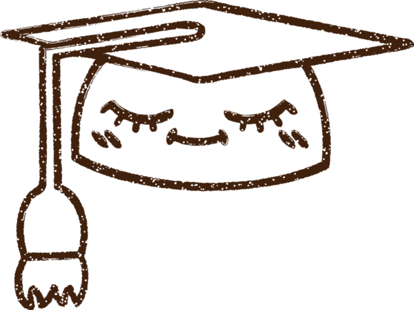 Mezuniyet Kapağı Kömür Çizimi Bir insan tarafından çizildi