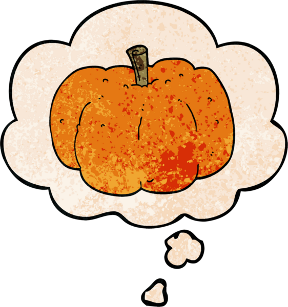 bir insan tarafından çizilmiş grunge desenli balkabağı.