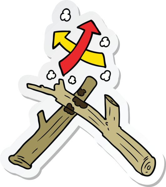 Bir insan tarafından çizilmiş iki çubukla nasıl ateş yakılır?