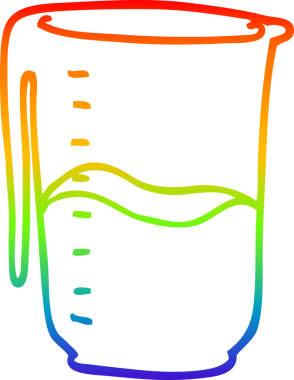 bir insan tarafından çizilmiş bir karikatür sürahisinin çizimi
