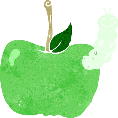 Bir insan tarafından çizilmiş el çizimi karikatür