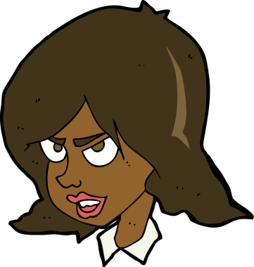 Bir insan tarafından çizilmiş bir karikatür.