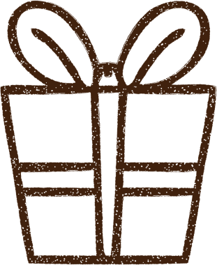 Bir insan tarafından çizilmiş Noel Kömürü