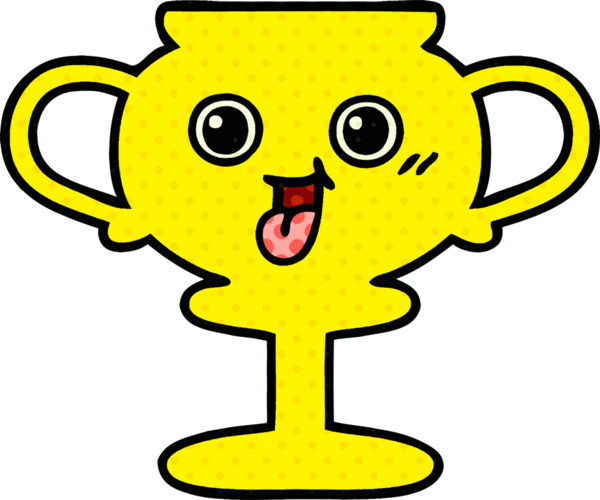 Bir insan tarafından çizilmiş bir kupanın çizgi romanı.