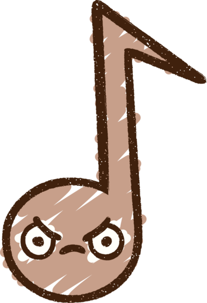 Müzikal Not Tebeşiri Bir insan tarafından çizilmiş