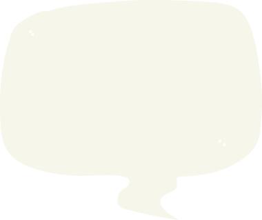 Bir insan tarafından çizilmiş düz renk çizgi film konuşma balonu