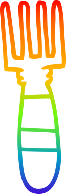 gökkuşağı gradyan çizgi çizimi bir insan tarafından çizilmiş.