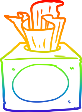 bir insan tarafından çizilmiş dokuların gradyan çizimi