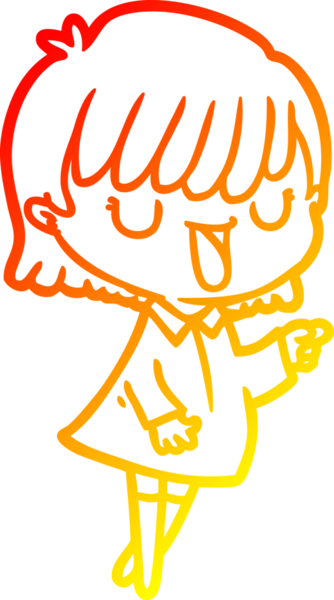 Bir insan tarafından çizilmiş bir karikatür kadın çizimi