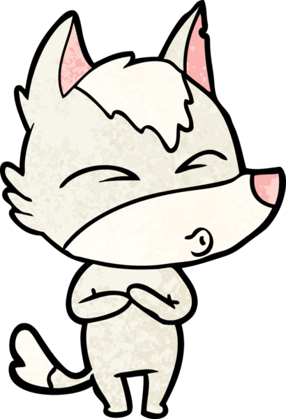 Bir insan tarafından çizilmiş bir kurt düdüğü.