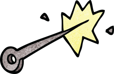 Bir insan tarafından çizilmiş karalama iğnesi.