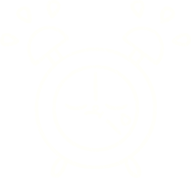 Bir insan tarafından çizilen Alarm Saati Tebeşiri