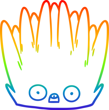 Bir insan tarafından çizilmiş karikatür deniz şakayığı çizimi